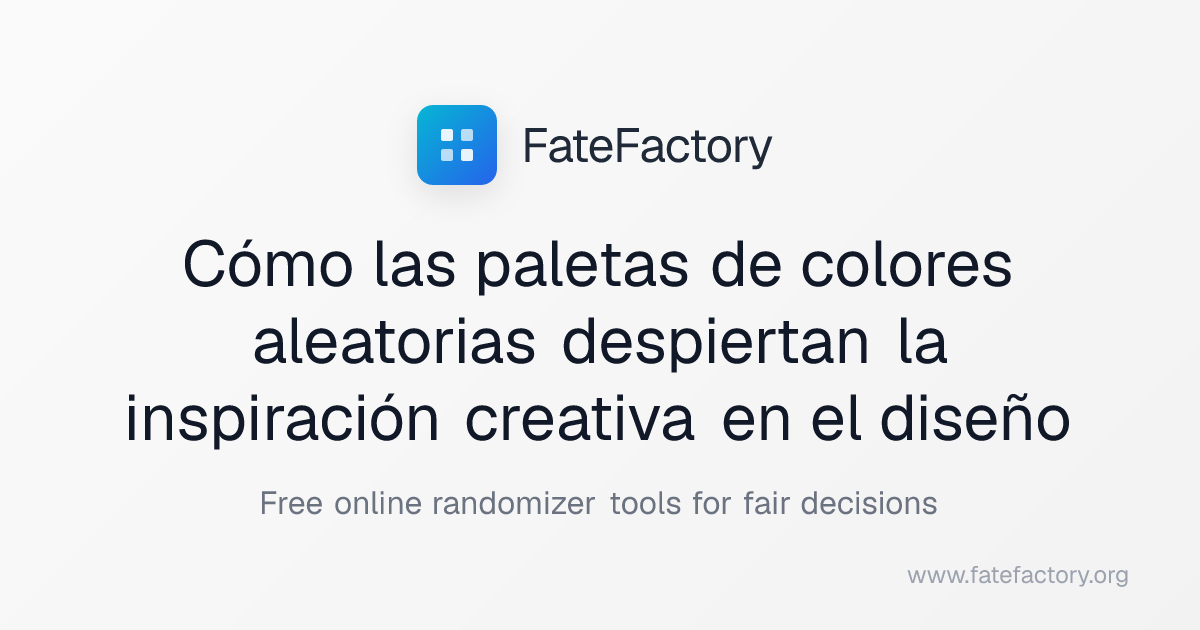Cómo las paletas de colores aleatorias despiertan la inspiración ...